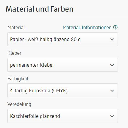 Kalkulator-Ansicht für Desinfektionsmittel-Papieretiketten